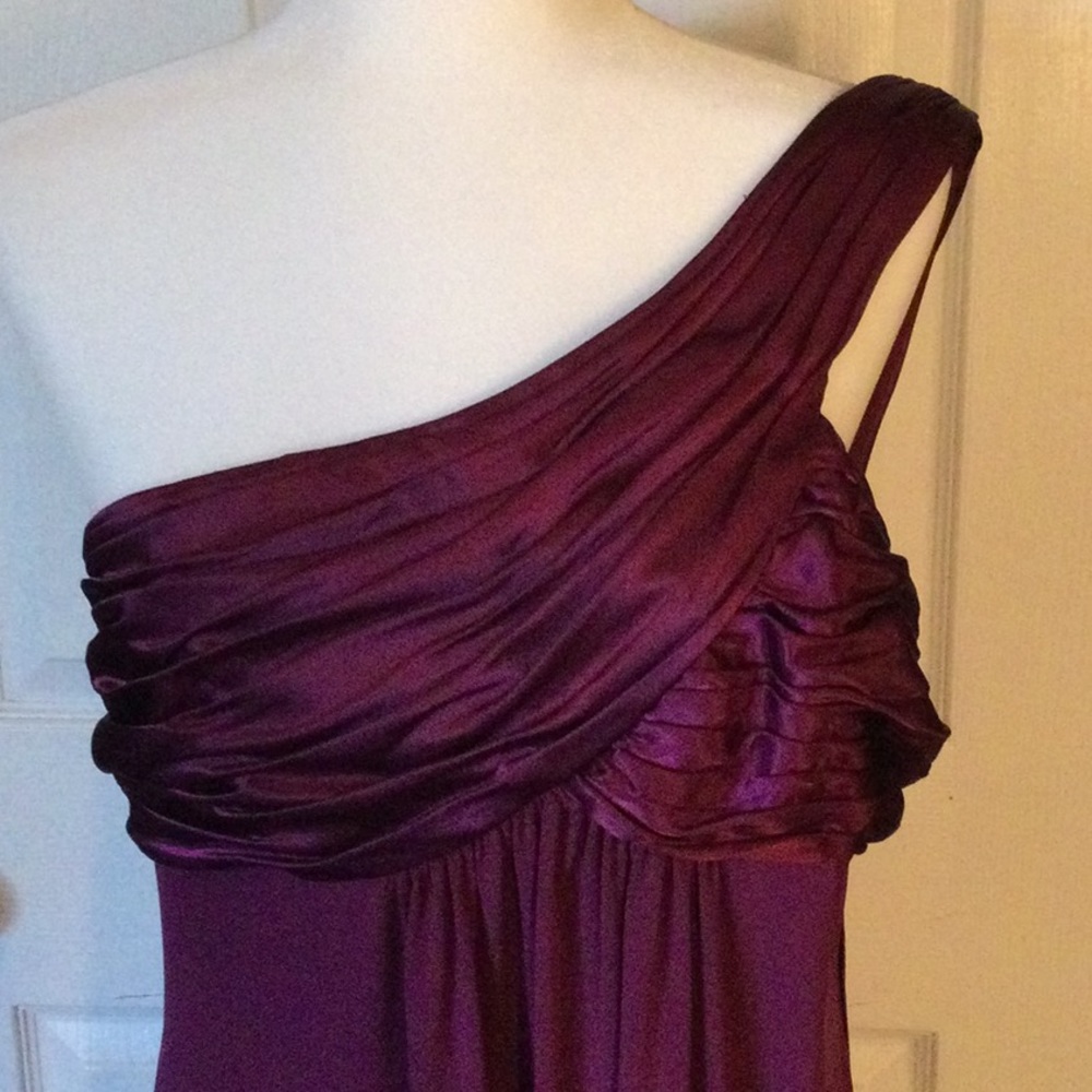 Plum color bridesmaids dress